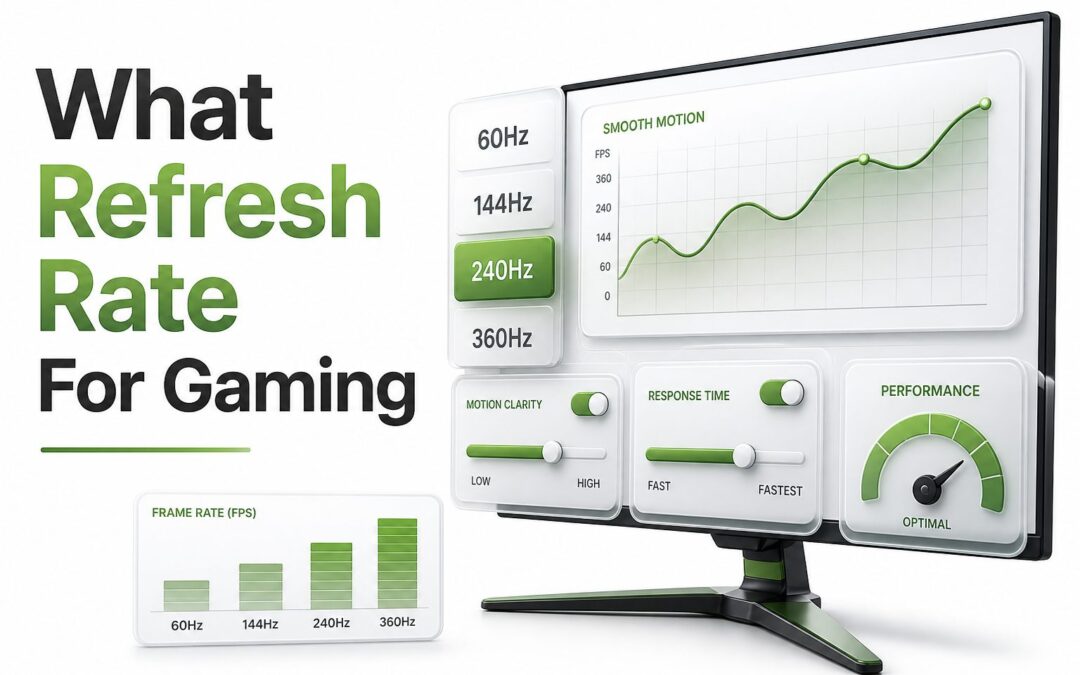 What Refresh Rate for Gaming Is Best? 60Hz vs 144Hz vs 240Hz