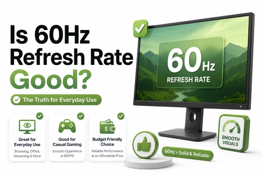 Is 60Hz Refresh Rate Good? Pros, Cons, and Buying Advice
